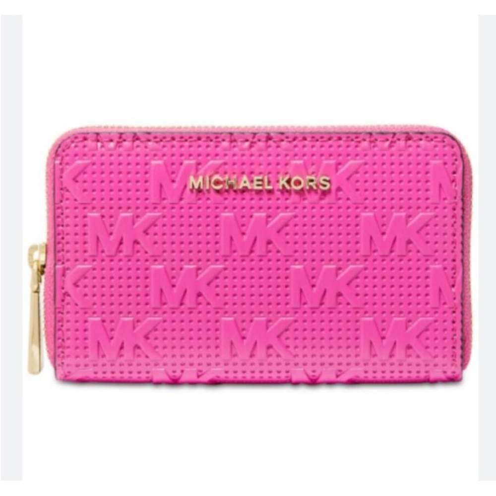 Michael Kors Mini Jet Set Card Case NWT